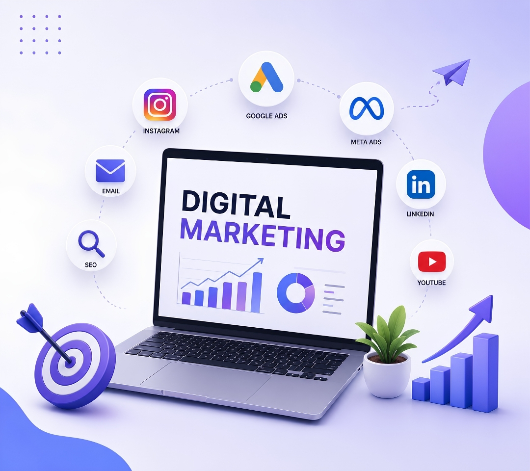 Digital Marketing Ideas, Tools & Strategy section hero